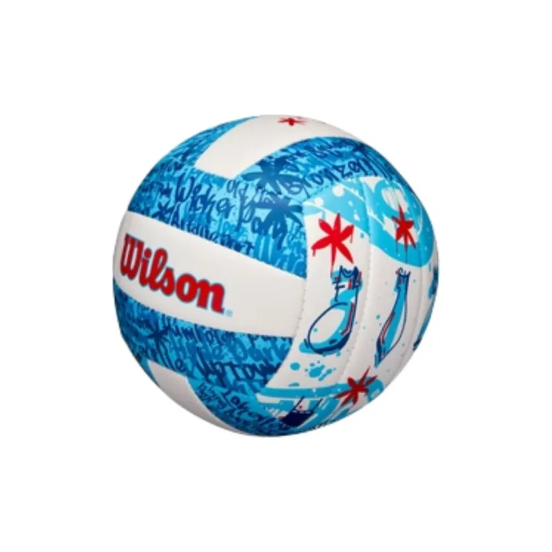 Wilson Synthetic Leather Size 3 Volleyball Unisex Blue/White/Red-4