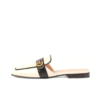 GUCCI Slip Resistant Closed Toe Slippers Women's White