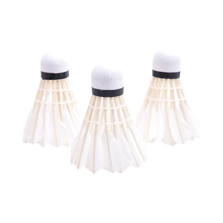 KASUP NL8513YMQ Goose Feather Shuttlecock 12 Pack Goose Feather Everyday Shuttlecocks-2