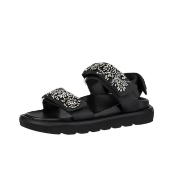 LOUIS VUITTON Pool Stylish Sandal Women's Black