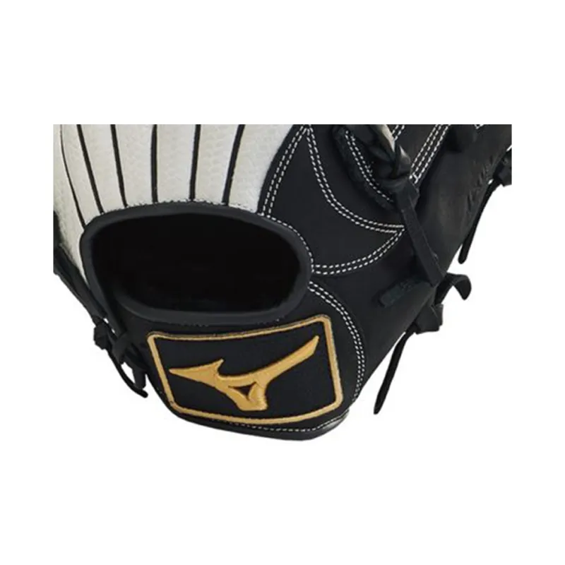 Mizuno Baseball Gloves Catcher's Glove Top Grain Cow Leather Unisex Black-2