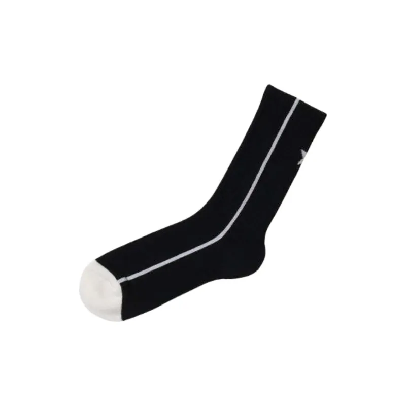 Converse CV Mid-Calf Socks Unisex 1 Pack Black/White-0