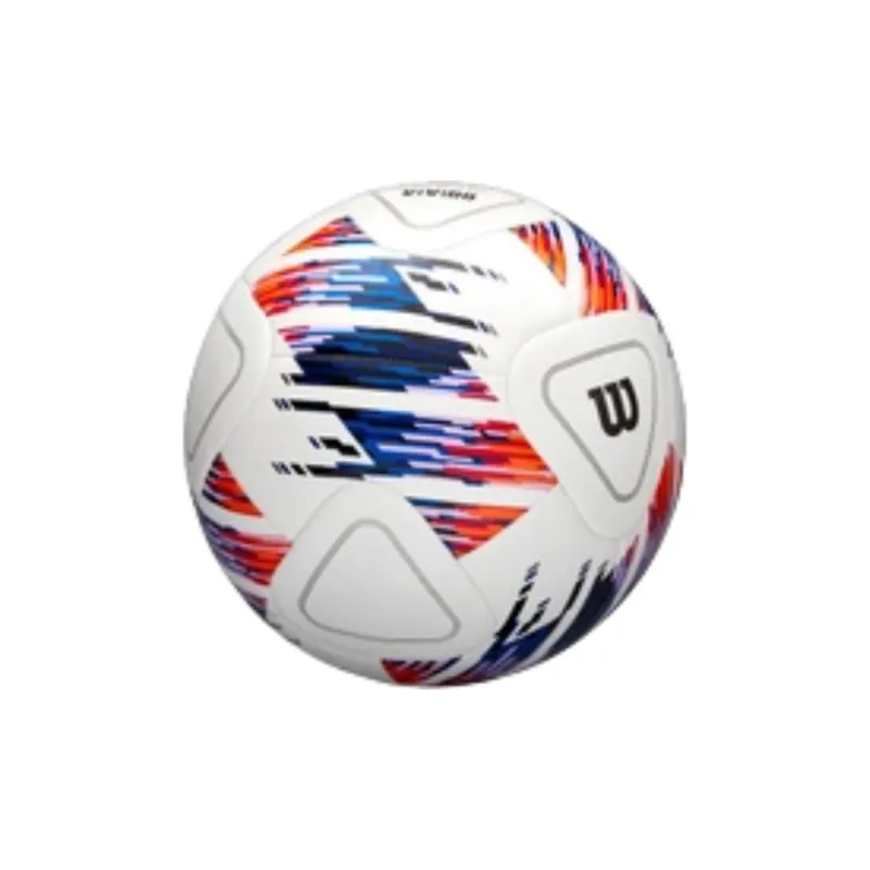Wilson Size 5 Soccer PU Seamless Thermal-bonding Unisex Purple White-3
