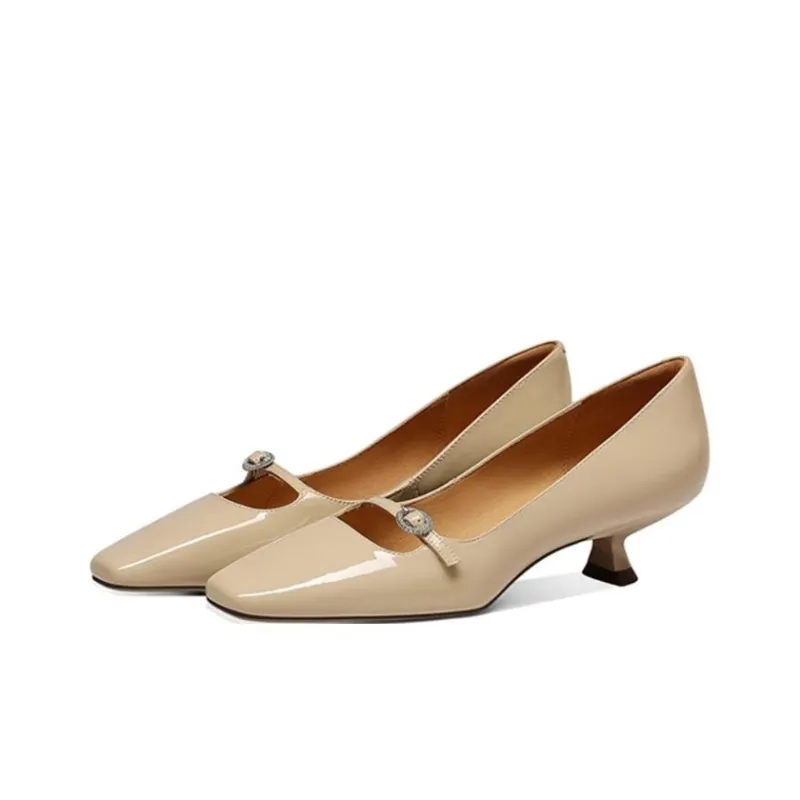 JESSICA SOPHIA Casual Single Shoes 3cm Women's Black-4
