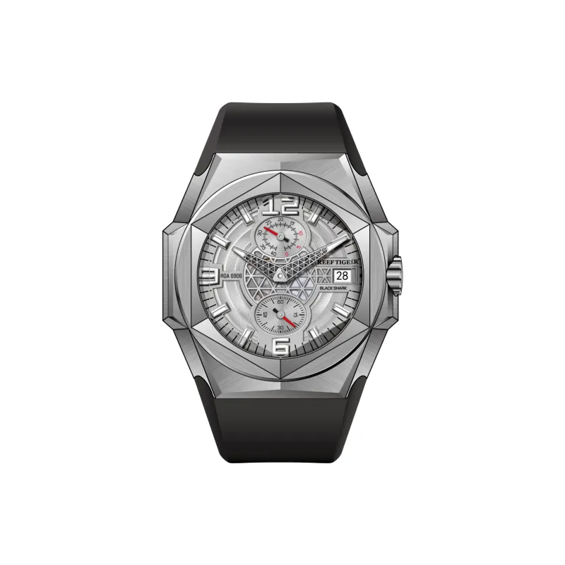 REEF TIGER Automatic Mechanical Movement Watch Men's Watches Blue Dial-0