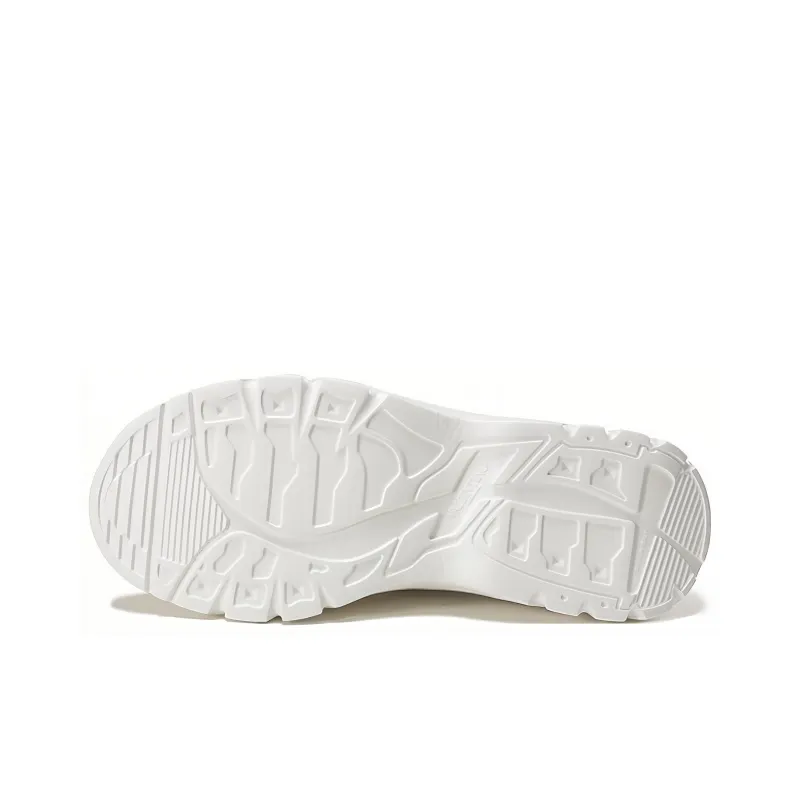 Valentino Gumaboy Low Top Sports Casual Shoes Men's White Silver-5