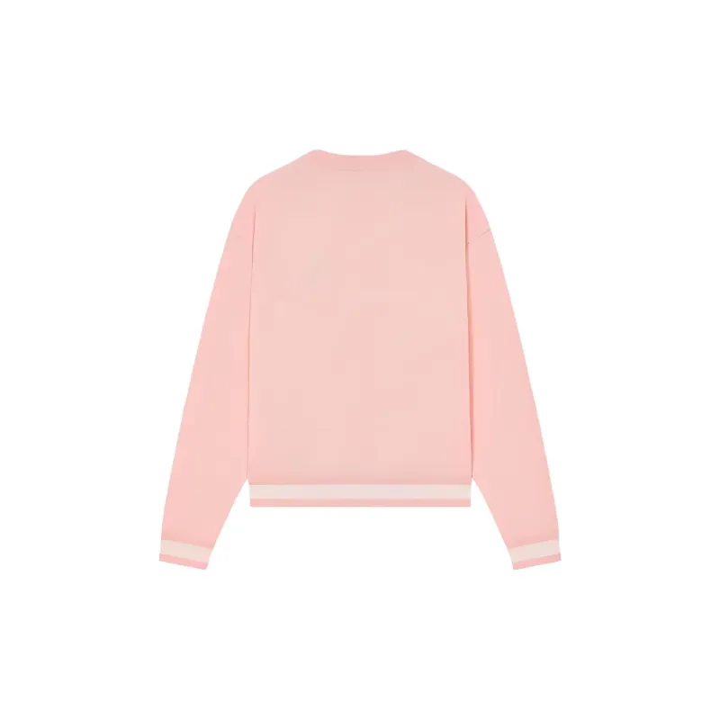 KENZO Year Of The Dragon Embroidered Cardigan Sweater Women's Pink-1