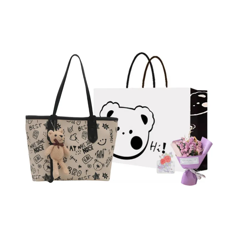 NX DOUGHNUT PU Tote Bag Shoulder Bag Regular Women's Multicolor-42