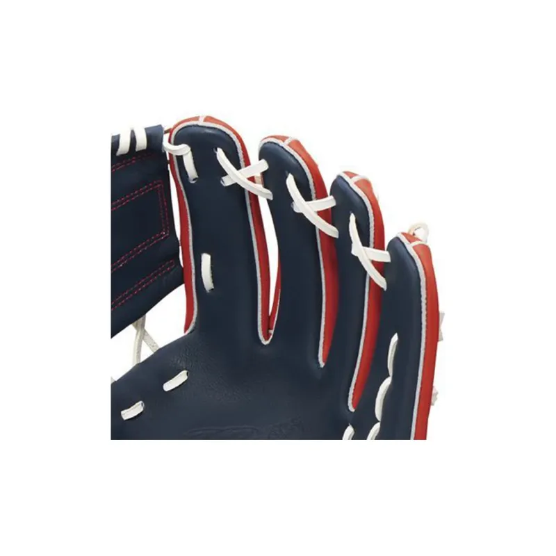 Mizuno Baseball Gloves Catcher's Glove Top Grain Cow Leather Unisex Black Red-4