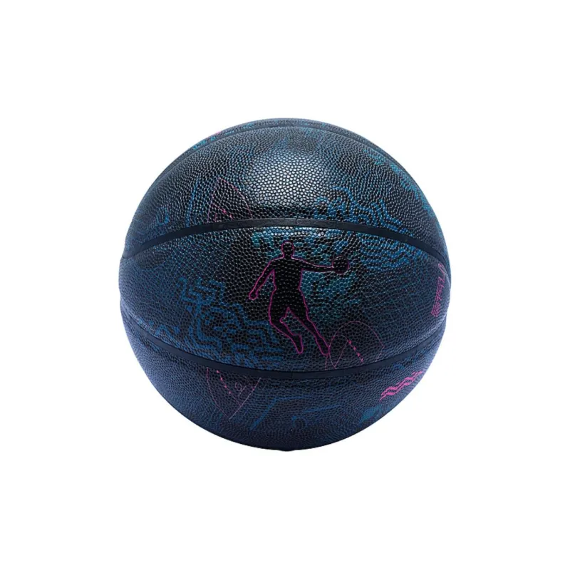 QIAODAN PU Basketball Ceramic Blue Size 7 Training Unisex-1