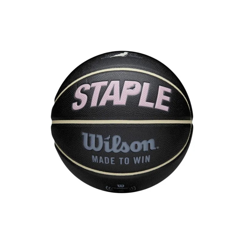 Wilson Synthetic Leather Basketball Black Size 7 Training Unisex-4