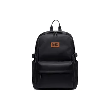 HLA Panda Wowo Series Polyester Backpack Travel Bag Laptop Bag Regular Unisex Black