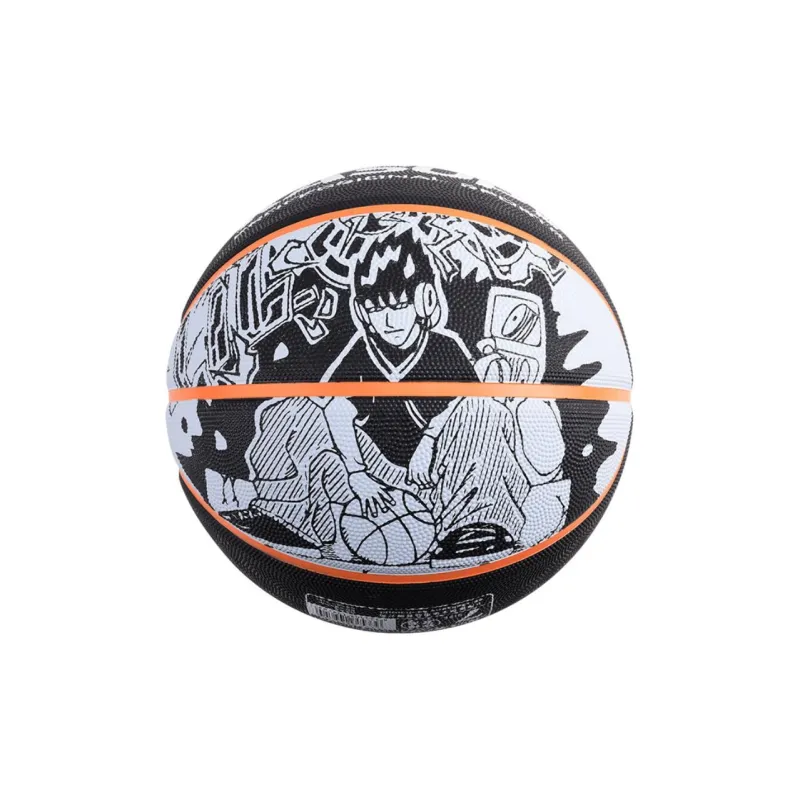 KASUP PU Basketball Black White Size 7 Training Street Unisex-4