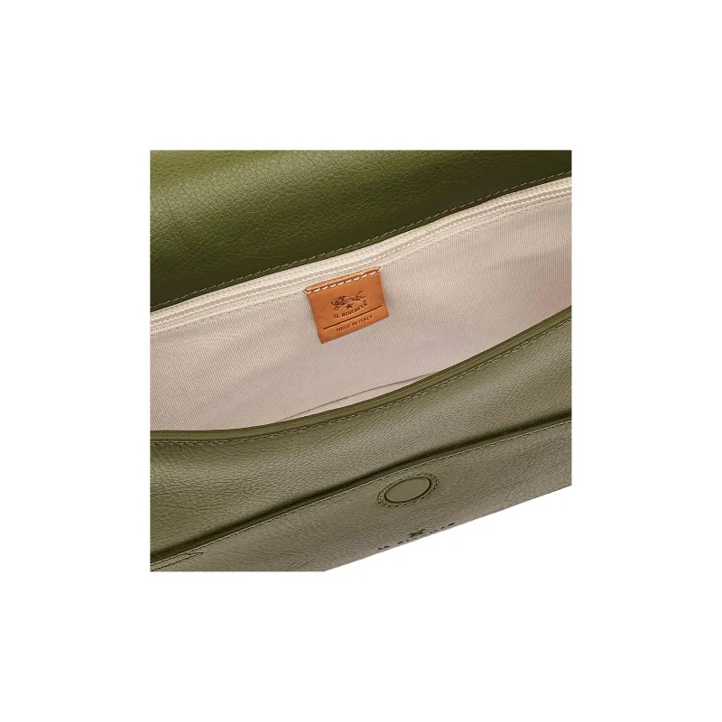 Il Bisonte Leather Handbag Shoulder Bag Women's Cypress Color-2