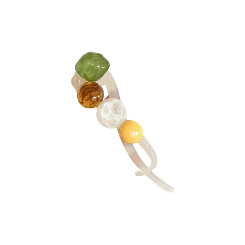 Water jade Hair Clips Women's-1