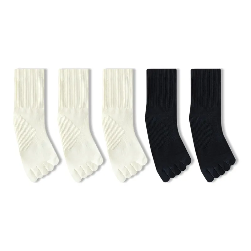 JIAZINI Mid Calf Socks Men's 5 Pack-18