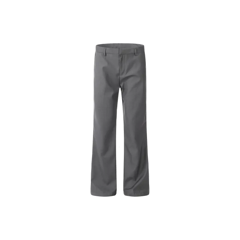 TESTUNG Effortless Style Cleanfit Business Suit Casual Pants With Draping Effect Unisex Black Single Item-21