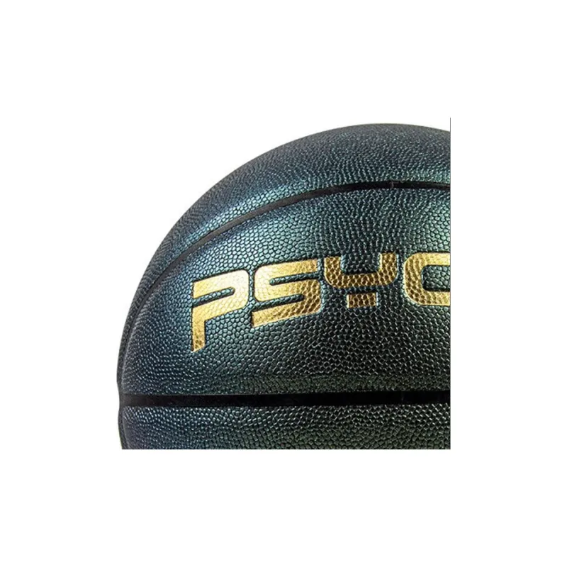 PSYCHE PU Basketball Gold Pearlescent Green Size 7 Training Unisex-1
