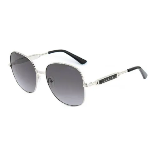 GUESS Metal Square Sunglasses Women's Silver