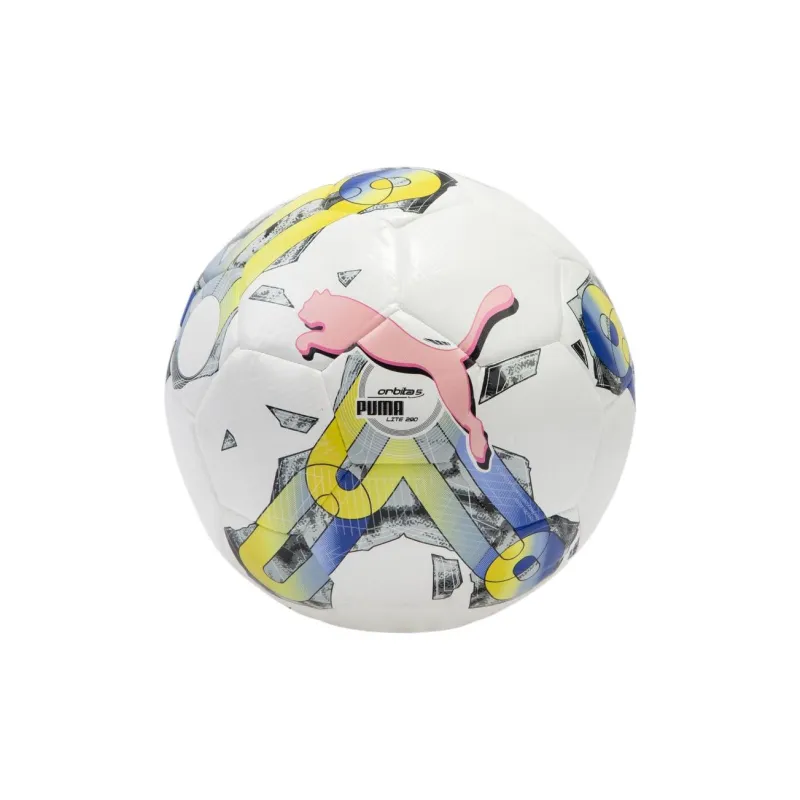 PUMA Size 3/4 Size/5 Size Soccer Machine Stitched Soccer Ball Unisex White Purple-2