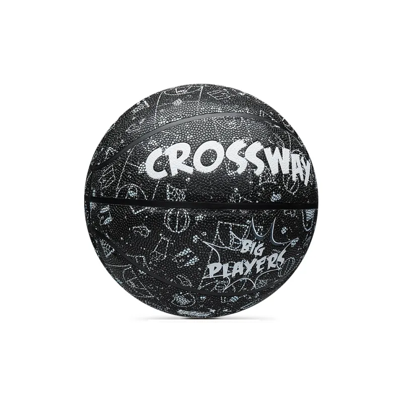 CROSSWAY PU Basketball Black Size 5 Size 6 Size 7 Training Unisex-3