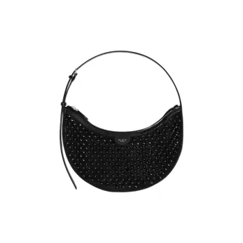 Alaia Polyamide Handbag Shoulder Bag Small Size Women's Black
