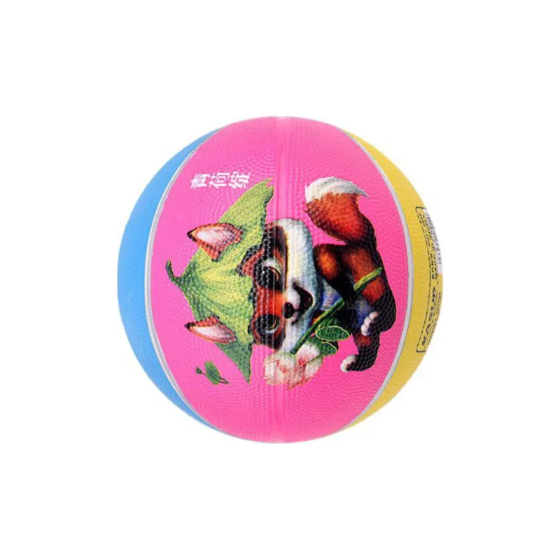 KASUP Rubber Basketball Pink Size 2 Basketball Training Kids'-3