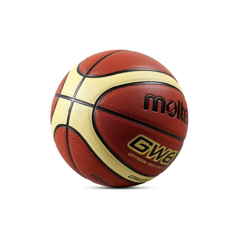 Molten Basketball Brown Yellow Number Six Training Unisex-2