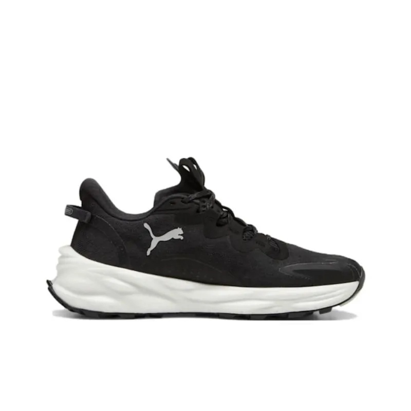 PUMA Fast Trac Nitro Anti Slip Wear Resistant Low Top Trail Running Running Shoes Men's Black White-1