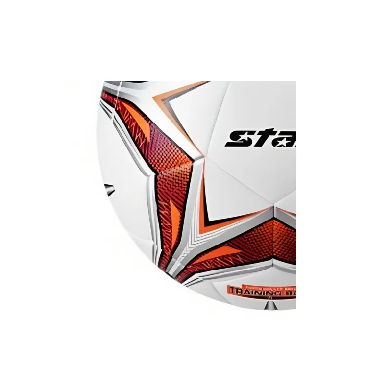 Star Size 4 Soccer PU Seamless Thermal-bonding Kids' White Red-3