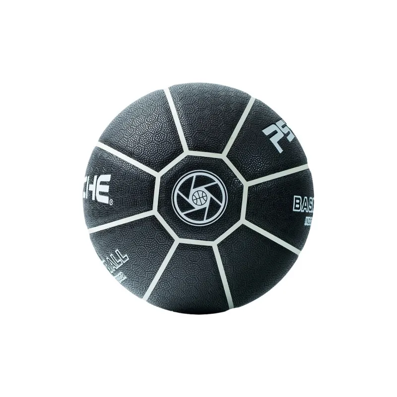 PSYCHE PU Polyurethane Basketball Black White Size 7 Training-2