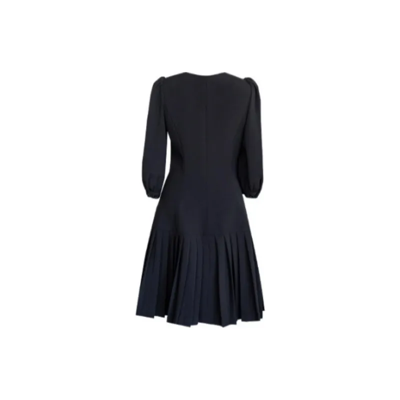 ROEYSHOUSE Long Sleeved Dresses Women's Black-1