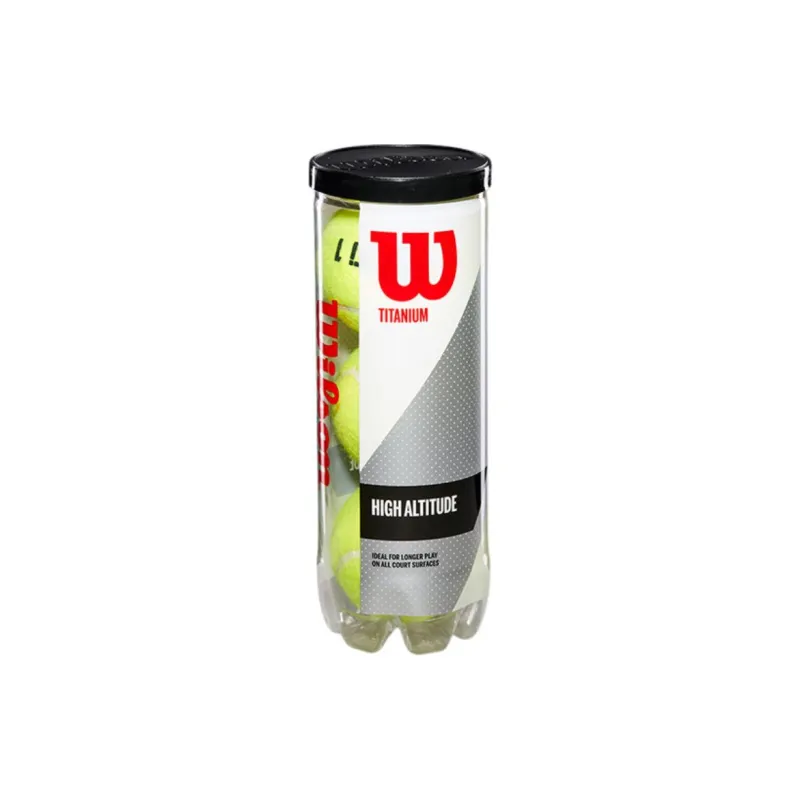 Wilson Titanium 3 Ball Tennis Balls Blend Wool Training Ball Indoor Diameter 6.00 6.86cm Yellow Green-3