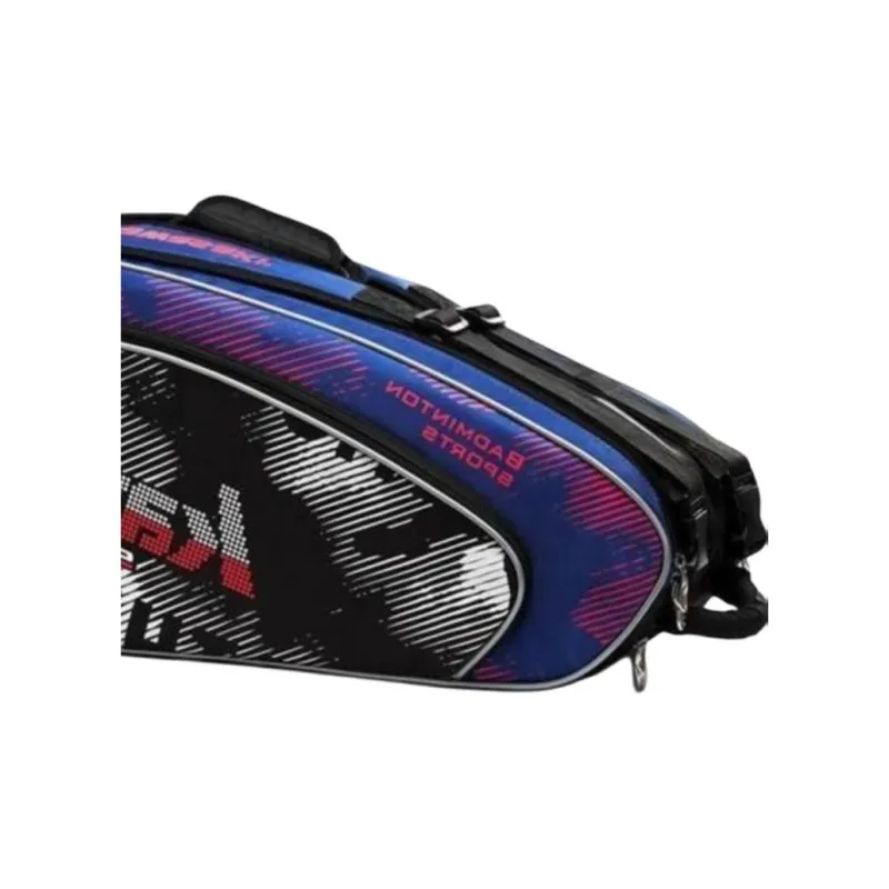 Kawasaki Badminton Racket Bags 6 Pcs Pack Sporty Style Crossbody Bag Blue Purple Unisex Independent Shoe Bag-4