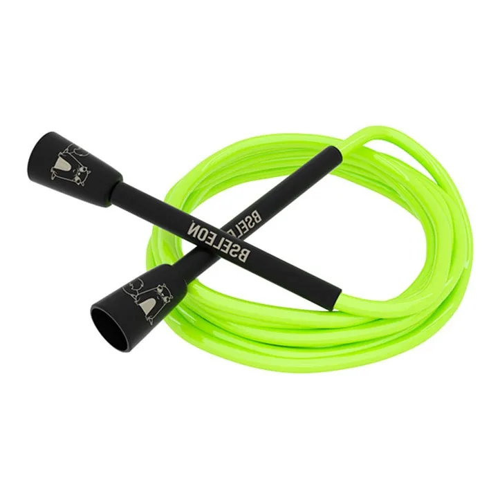BSELEON Professional Racing Non Countable Jump Ropes Fitness Crowd PVC Cord, Plastic Controller 3m-7