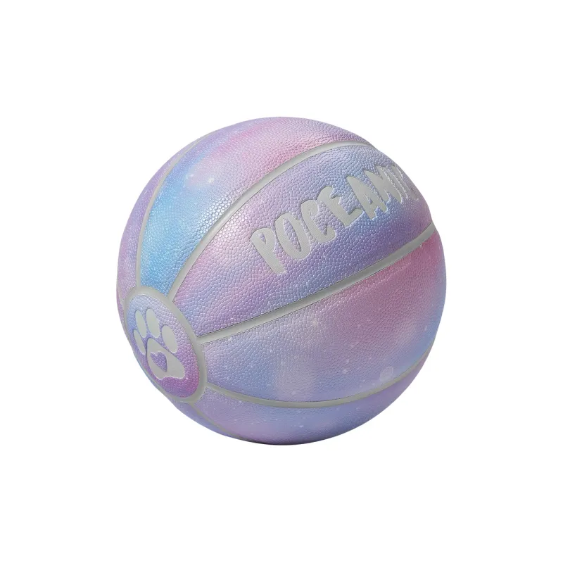 XINSE PU Basketball Pink Size 7 Training Competition Unisex-7