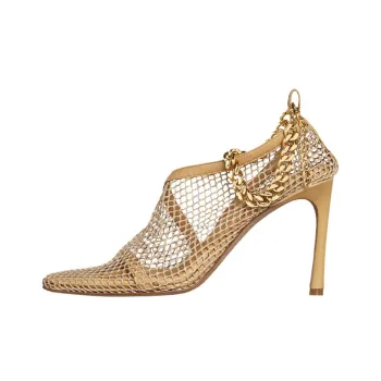 Bottega Veneta Nappa Casual Single Shoes Women's Nude