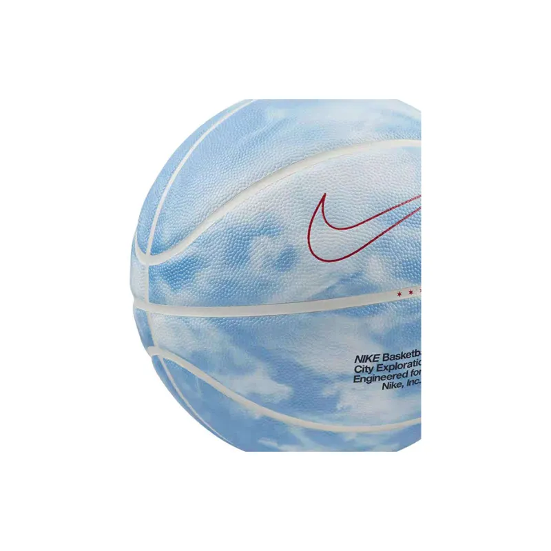 Nike City Exploration Chicago Cloud Print PU Basketball Sky Blue Size 7 Ball Training-2
