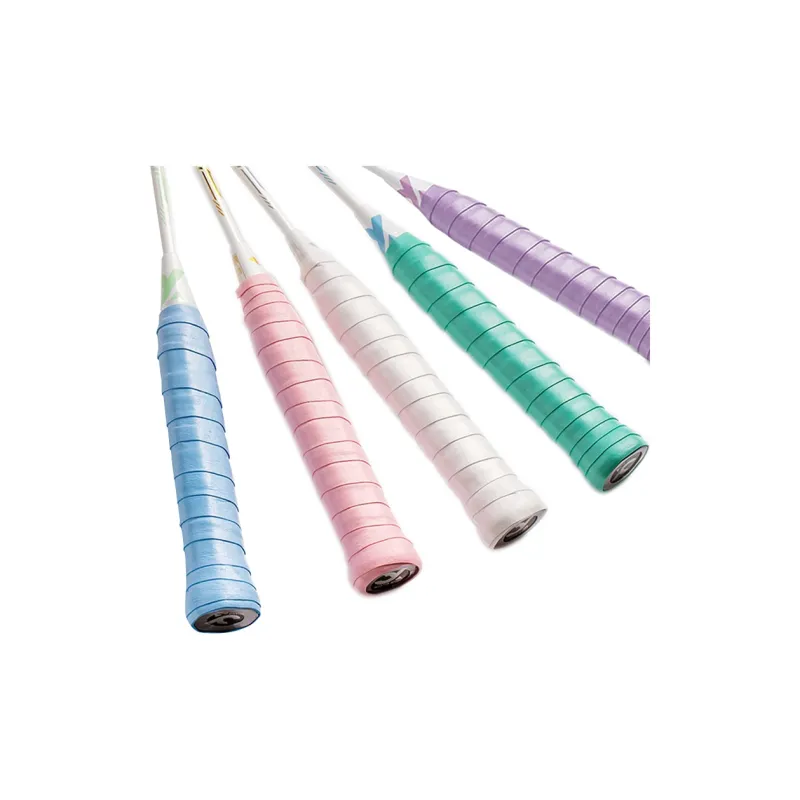 Crab Feathers Badminton Grip Tape Lotus Pink PU Thin-2