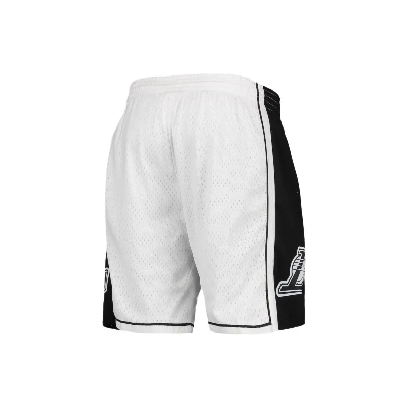 NBA x Mitchell & Ness Los Angeles Lakers Swingman Basketball Shorts Men's White/Black-1