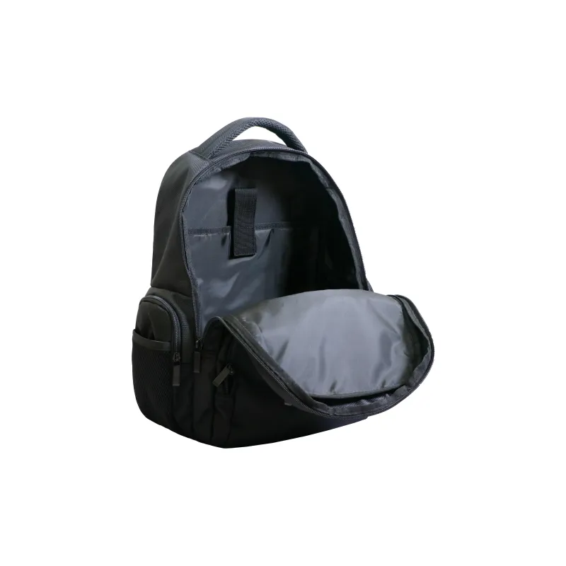 SUISSEWIN Nylon Backpack Regular Unisex Black-4