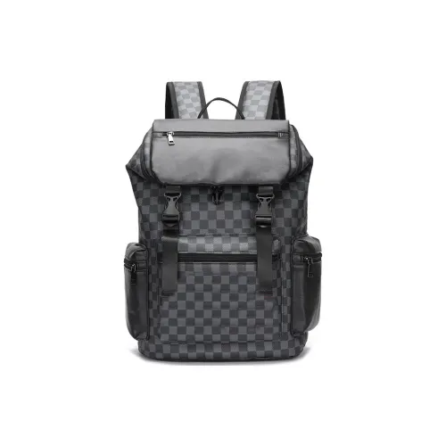 S.REPHEN PU Shoulder Bag Backpack Handbag Men's Black