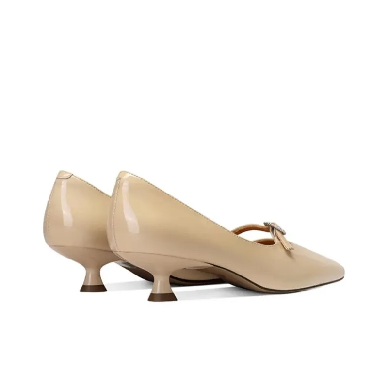 JESSICA SOPHIA Casual Single Shoes 3cm Women's Black-5