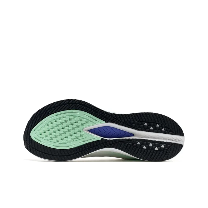 XTEP Speed 5.0LITE Cushioning Rebound Low Top Running Shoes Men's White Purple Green-5