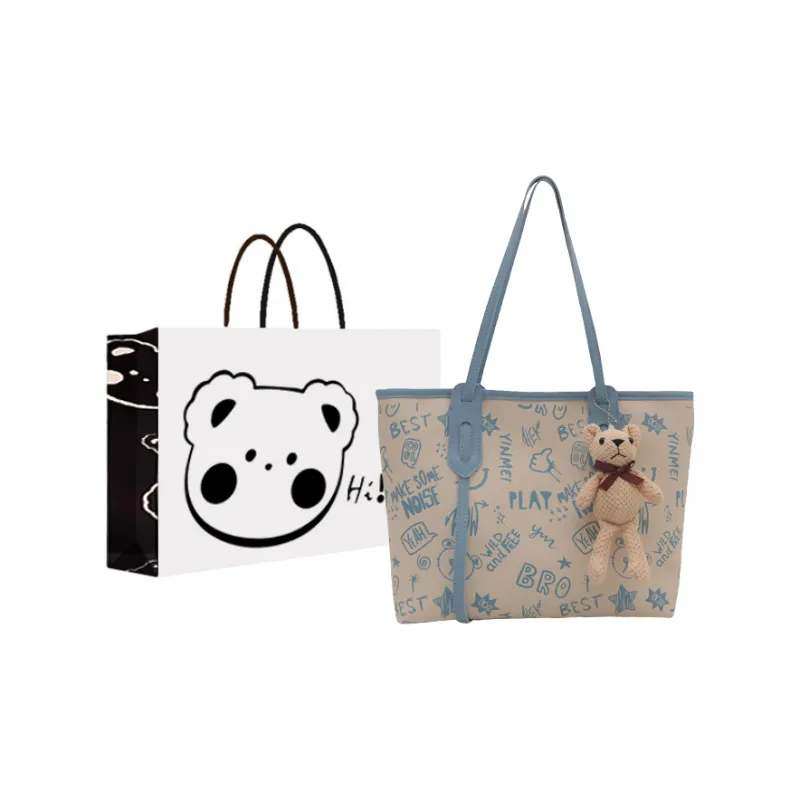 NX DOUGHNUT PU Tote Bag Shoulder Bag Regular Women's Multicolor-12