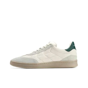 COLE HAAN Slip Resistant, Abrasion Resistant, Lightweight Low Top Skateboard Shoes Men's White/Green Tail