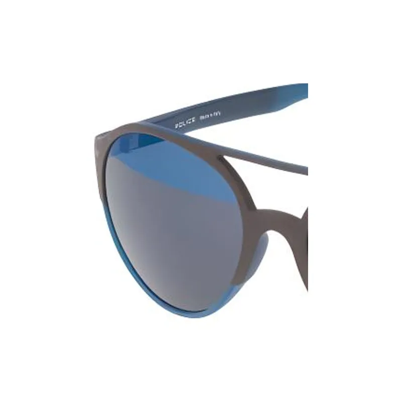 Police Injection Molded Aviator Sunglasses Unisex Brown-1