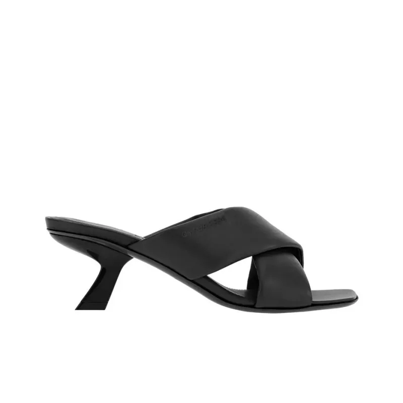 FERRAGAMO Crossover-strap Lambskin Mules-1