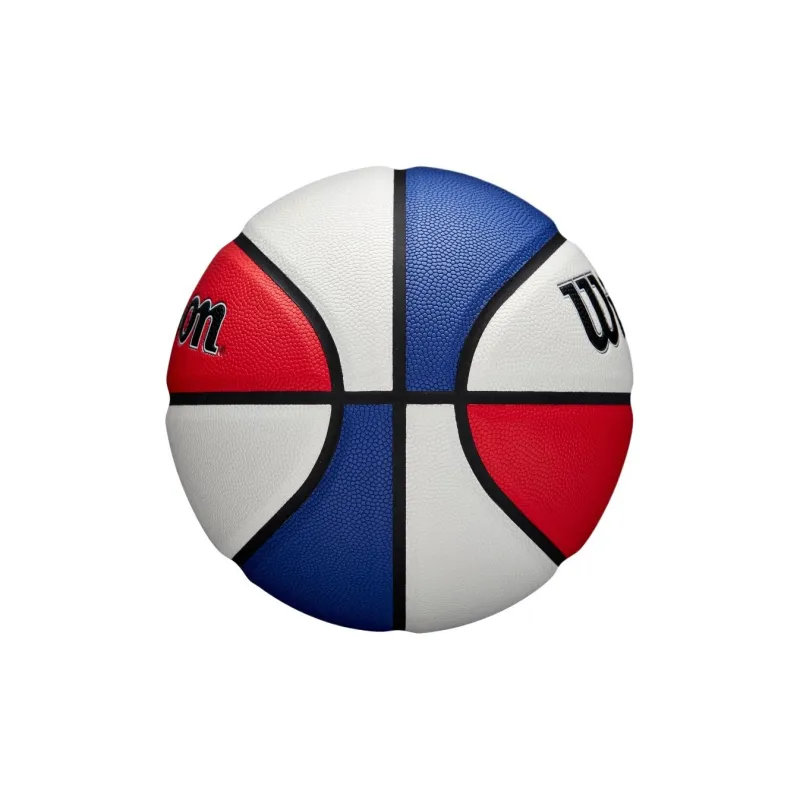 Wilson Size 7 Indoor Outdoor Universal Basketball Synthetic Leather Red White Blue-2