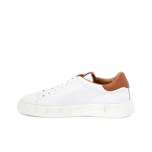 Roberto Cavalli Skateboard Shoes Men Low-Top White